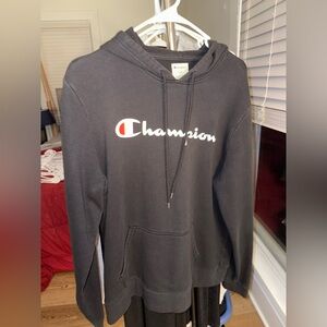Champion Classic Black Pullover Hoodie